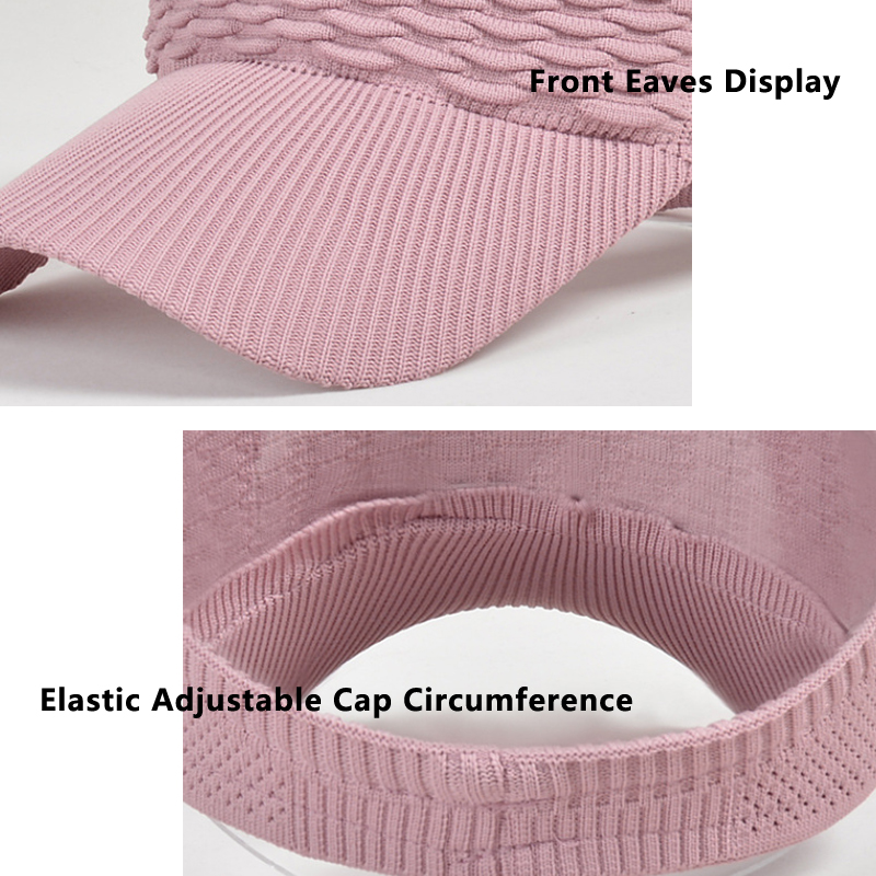 New 2021 Women's Cap Outdoor Sport Baseball Cap Breathable Empty Top Hat Visor Anti-UV Sun Hat Caps Girl Golf Tennis Hats Gorras