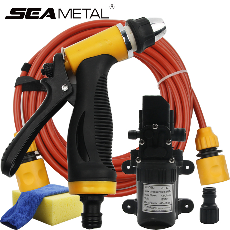 12V Car Wash Machine High Pressure Washer Pump Auto Foam Washing Products Car Cleaning Device Tools Washer Gun Car Accessories