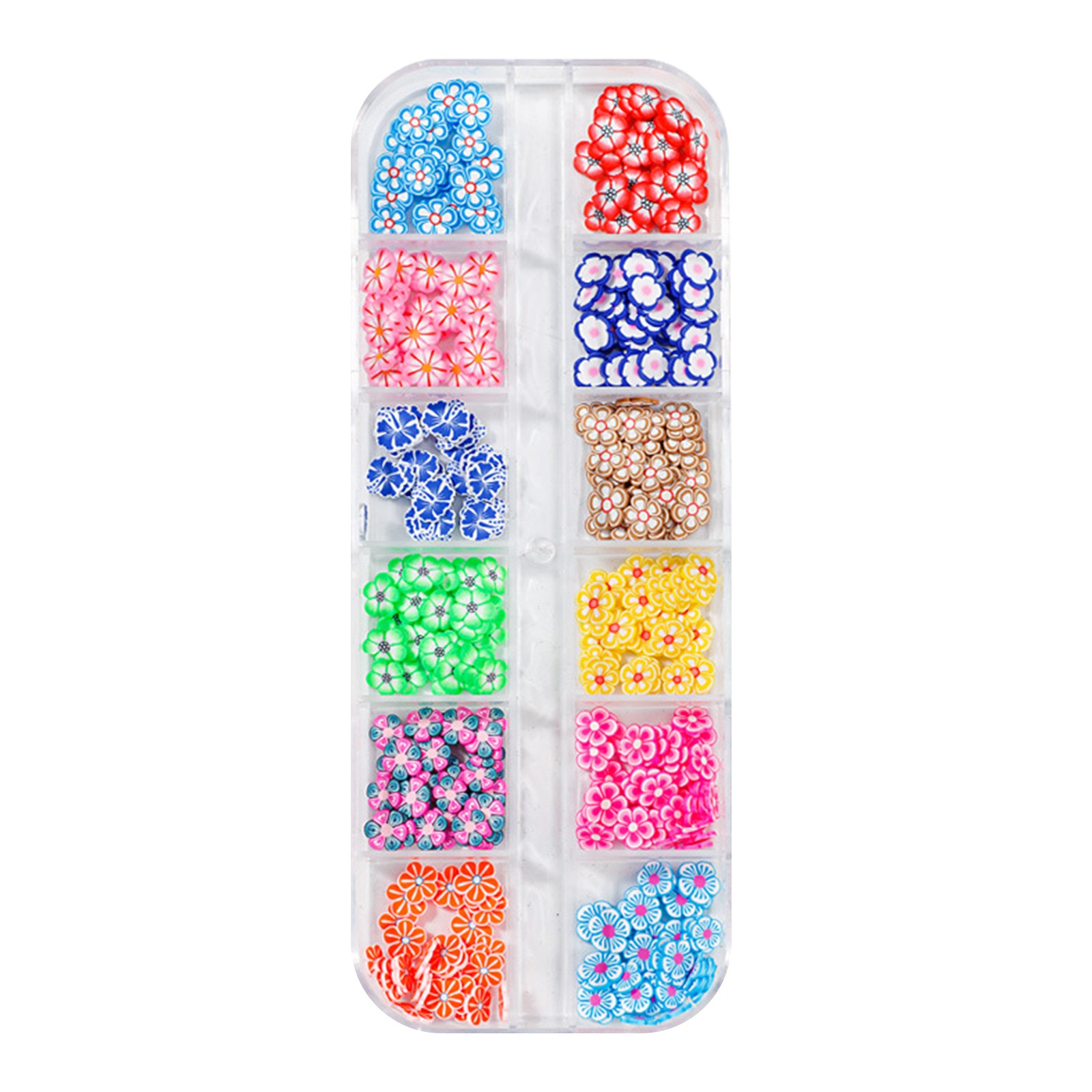 Nails Gel Stuff Nail Accessories Soft Pottery Patch Fruit Flower Mixed Jewelry Filling Soft Pottery Christmas Glitter for Nails