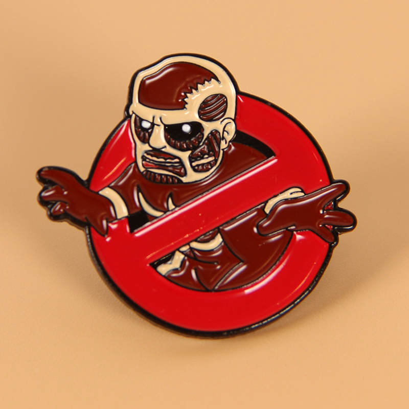ATTACK ON TITAN AOT Anstecker Giant Enamel Brooch Pin Lapel Hard Metal Pins Brooches Badges Exquisite Jewelry Accessories Gifts