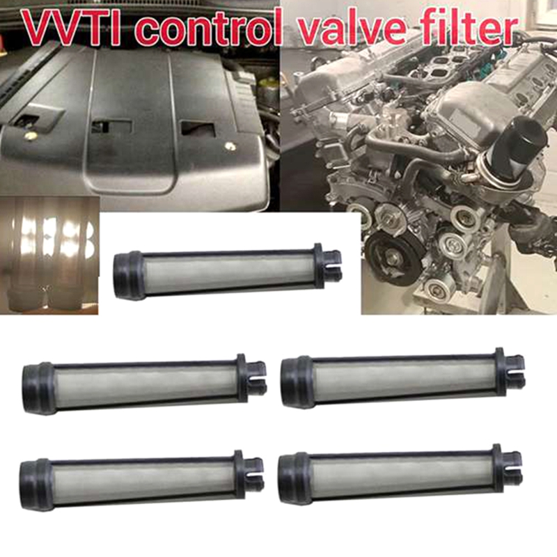 5 PCS Engine Oil Control Valve Filter 15678-31010 Black Car Accessories For Toyota FJ Cruiser Tacoma