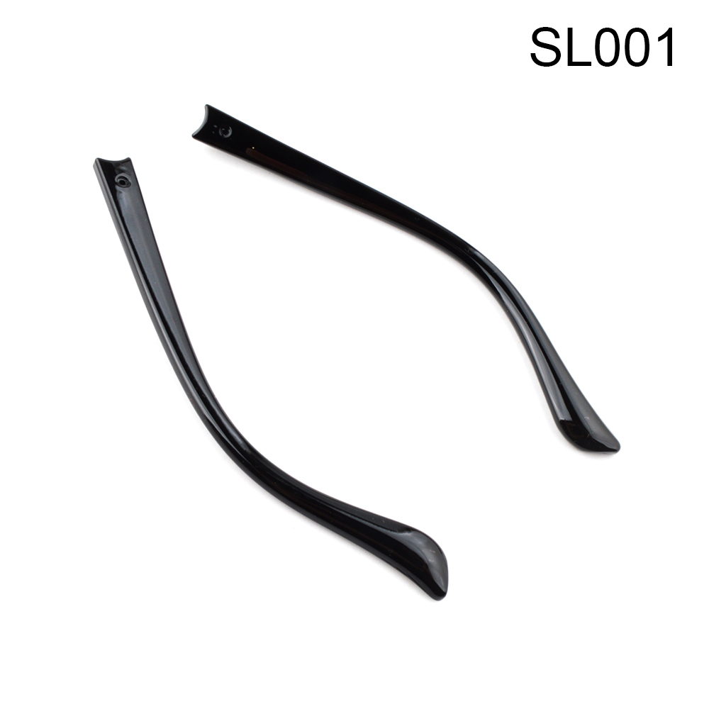 10pairs 20pcs long brown plastictemple tips for metal temple glasses eyewear temple tips eyeglasses leg sl001