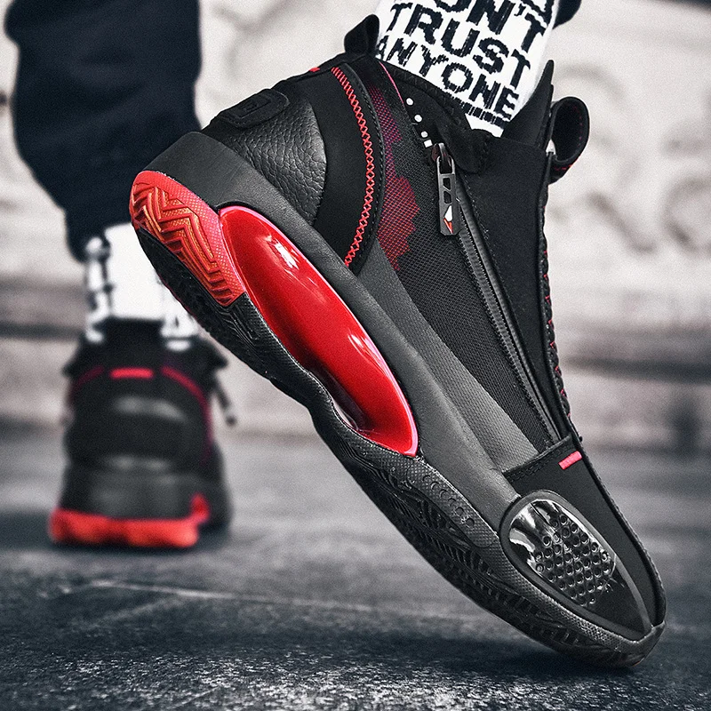 2025 New High Quality Basketball Shoes Men Sneakers Basket Shoes Autumn High Top Anti-slip Retro Sports Shoes Trainer Summer 13