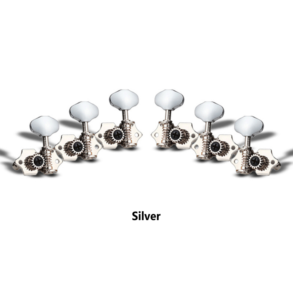 Acoustic Guitar String Tuning Pegs Kit With Screw Ferrule Universal Tuners Open Tuning Standard Accessories