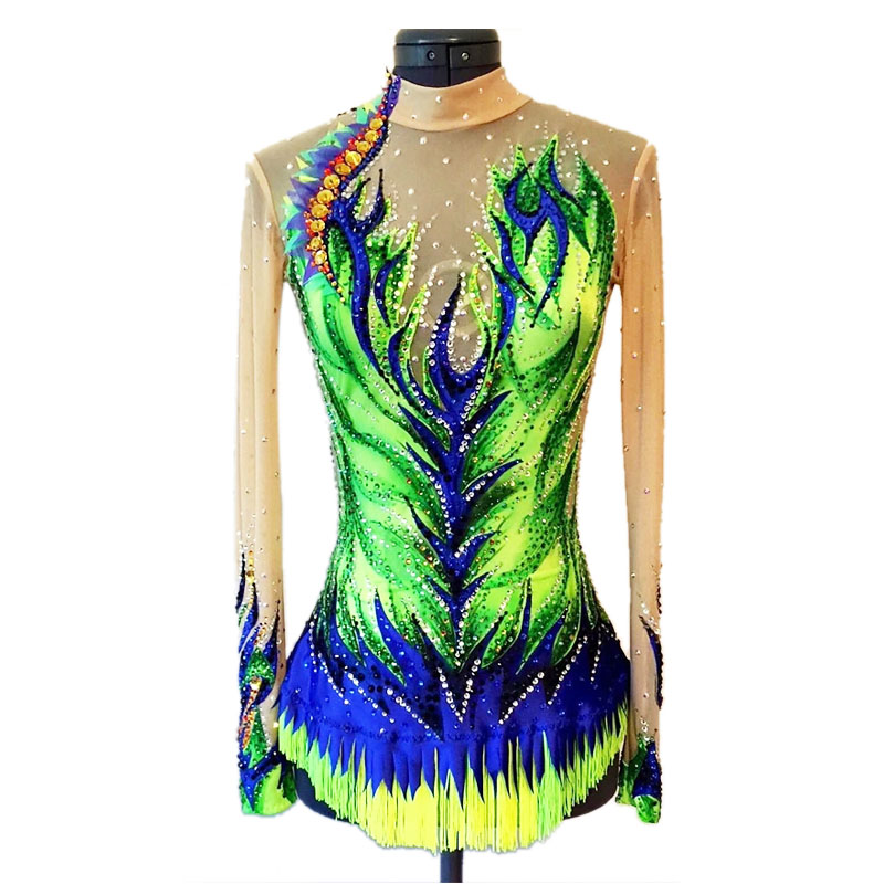 Girls' Gymnastics Leotard, Custom Rhythmic Gymnastics Dresses, Professional, Artistic, New