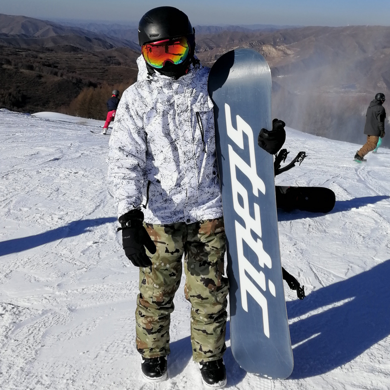 High Quality Men Ski Suit Winter Clothing Waterproof Ski Snowboard Jacket Windproof Outdoor Sport Camouflage Pants Super Hot
