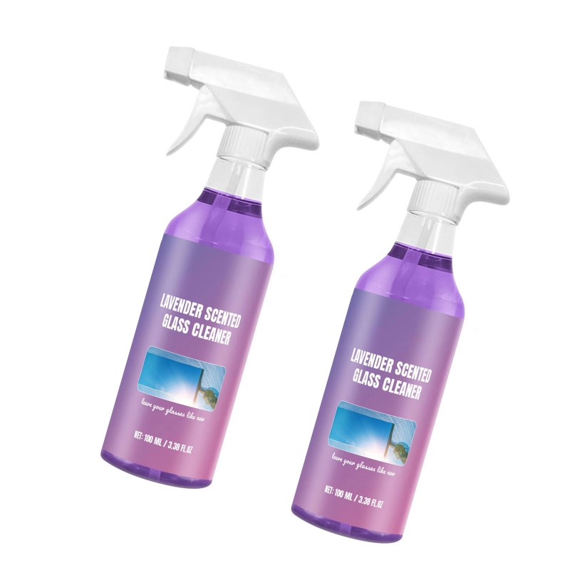 Glass Cleaner Glass Oil Film Remover Shower Room Glass Cleaner Powerful Car Bathroom Glass Descaling Solution