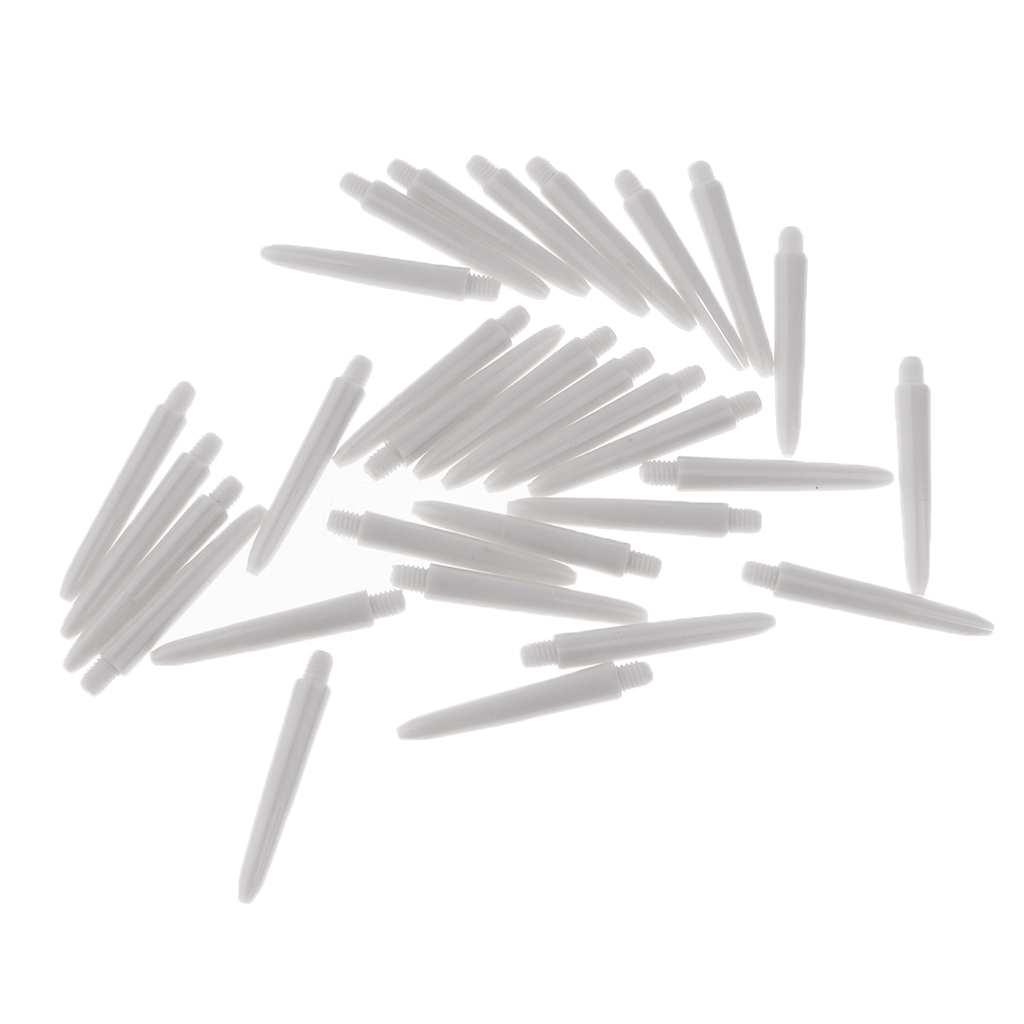 Light 60 Pcs 35mm 2BA Thread Plastic Aluminum Stems Shafts Soft Tip Darts 2BA Thread Dart Shafts Dart Stems