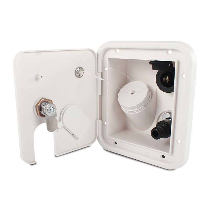 iRV Gravity Caravan Square Hatch Cover Gravity Inlet Rugged and Leakproof Easy to Install RV Water Filler Accessories