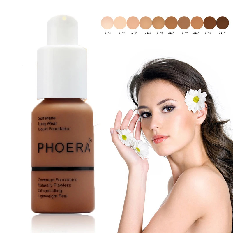 Foundation Makeup Full Coverage Liquid Base Matte Face Concealer Foundation Cream Brighten Moisturizer Oil Control TSLM1 240621
