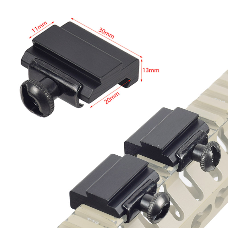 Tactical Scope Mount 20mm Weaver Picatinny To 11mm Dovetail Rail Mount Base Scope Mount Adapter Airsoft Hunting Accessories