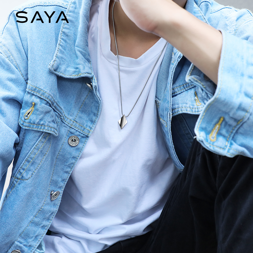 Male Pendant Necklace for Man with 45/50/55cm Chain,High Polished Tungsten Carbide Engraving Lettering, Free Shipping
