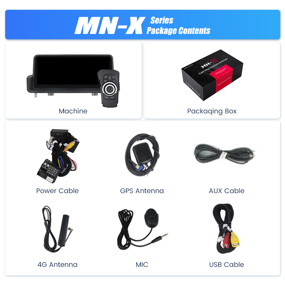 8-Core Android 13 Car Multimedia Player For BMW 3 Serie E90 E91 E92 E93 Wireless Carplay Auto 4G Wifi GPS Navigation All In One