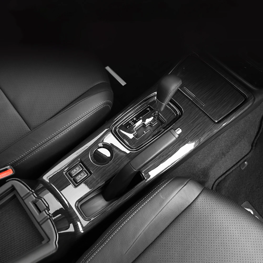 CarManGo Car Accessories for Mitsubishi Outlander 2015-2021 Gear Shift Panel Cup Holder Pad Frame Trim Sticker Cover Decoration