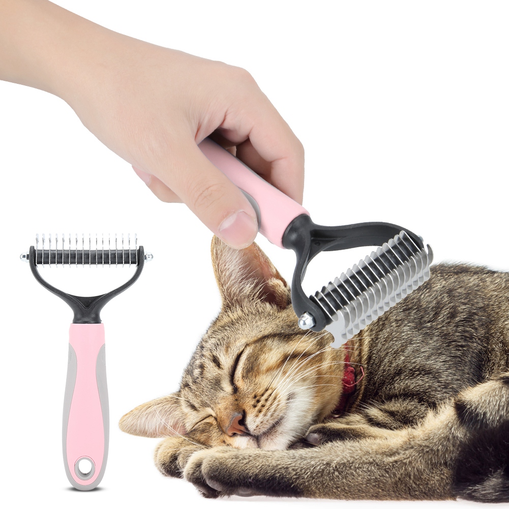Fur Hair Knot Cutter for Pet, Rake Removal Comb, Grooming Tool, Dog and Cat