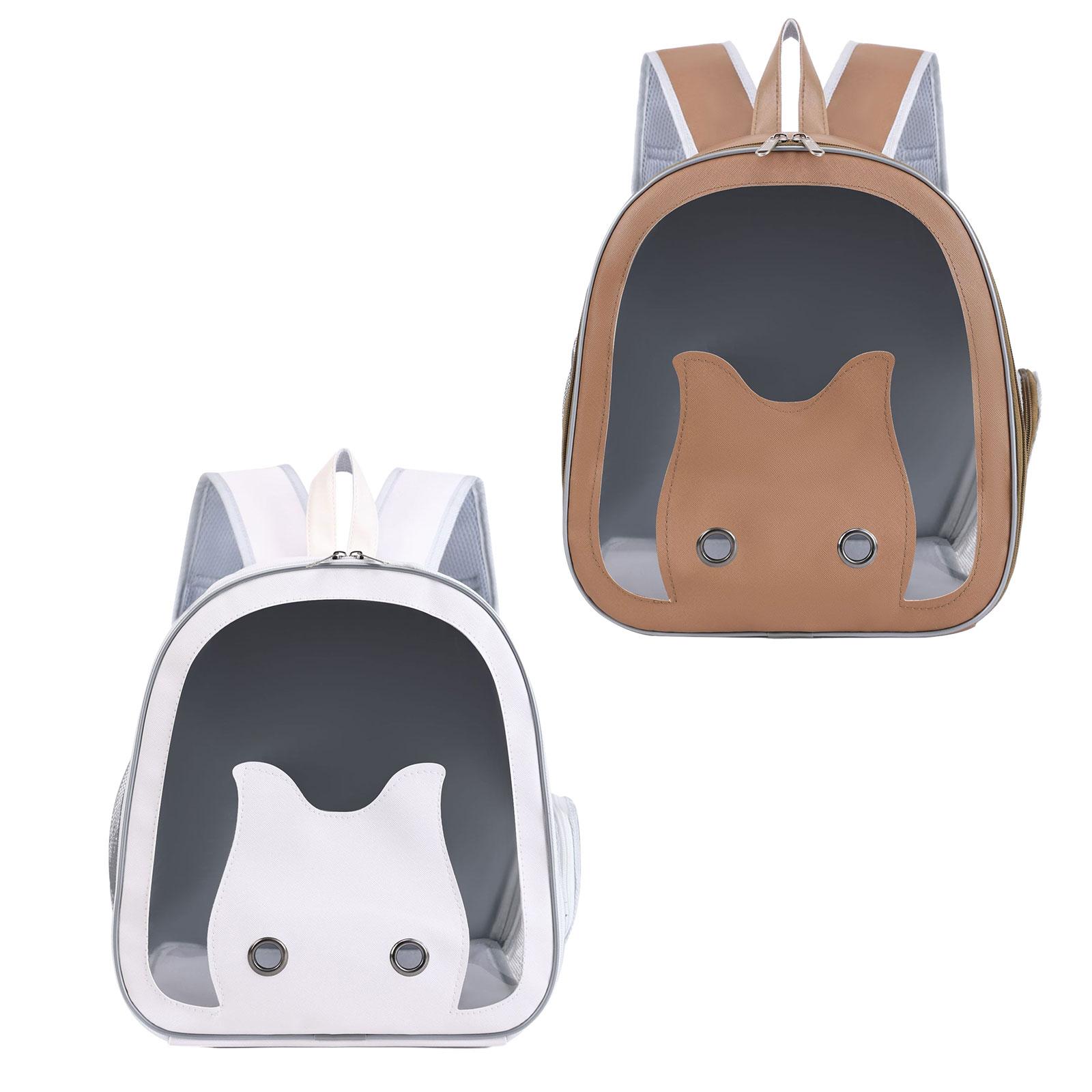 Dog Backpack Carrier for Small Medium Dogs Cats Ventilation Pet Capsule Knapsack Pet Hiking Backpack for Travel Camping Fishing