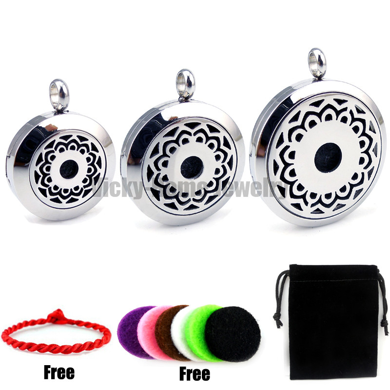 With Chain Gift Sun Essential Oils Diffuser Locket Aromatherapy Locket Free Pads Drop Shipping