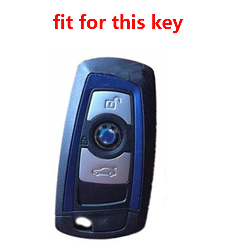 Silicone Key Holder Case for BMW X3 F25 for BMW F10 F30 F20 F80 Serie 1 3 5 7 X4 F26 CAS4 Remote Key Cover Car Keychain Shell
