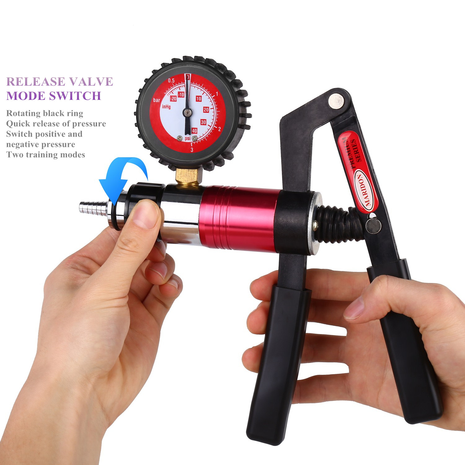 Penis Pump Anal Plug Pump Hand Grip Vacuum Pump Adult Negative Pressure Exerciser Sucking Pressure Gauge Gun Handle Accessories