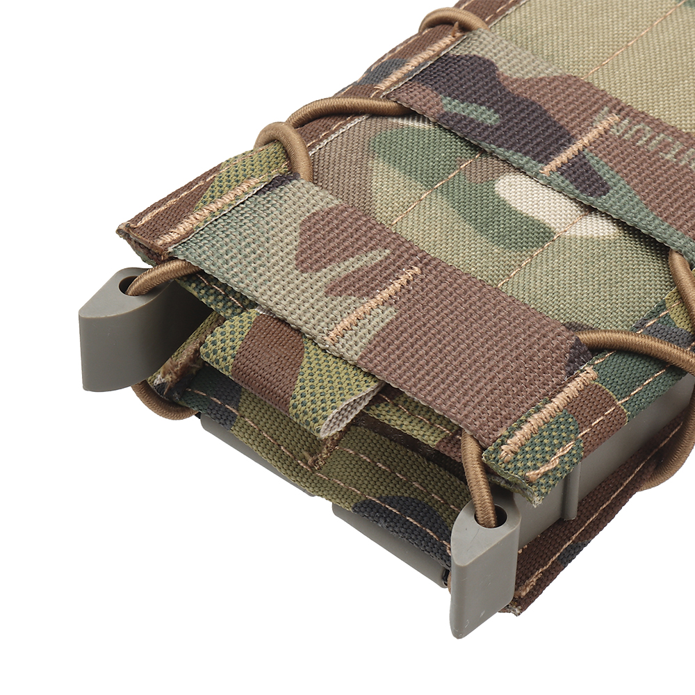MOLLE Single Rifle Mag Pouch Open-Top Mag Pouch for M4 M14 M16 AR15 G36 PMAG 5.56 .223 AK 30 40-round magazines Holder Nylon