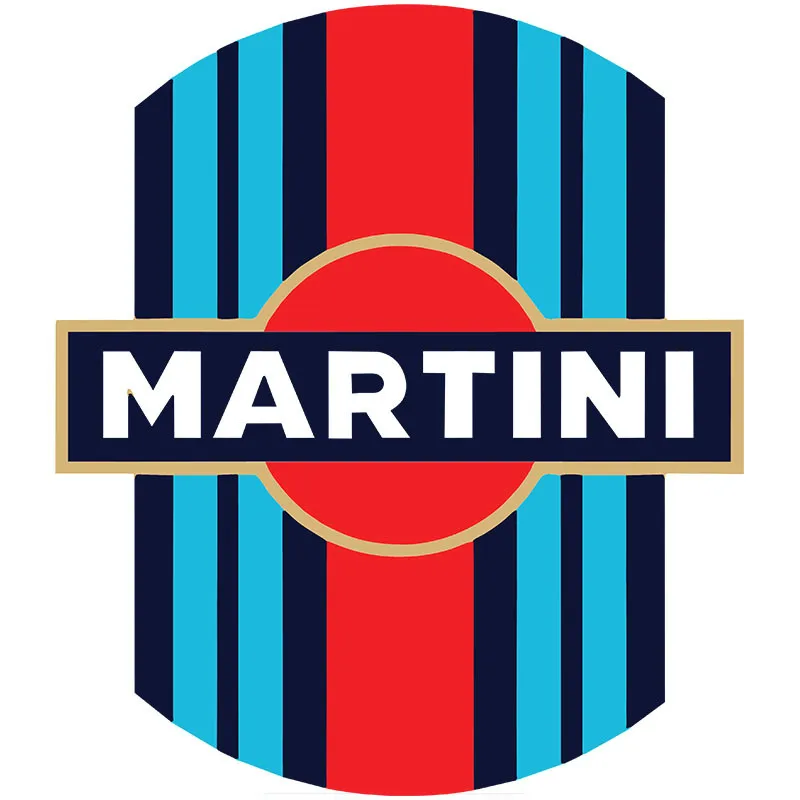 Creative MARTINI Racing Signs Car Sticker for Bumper Truck Window Racing Rally Decal Scratch-Proof Car Accessories KK13cm