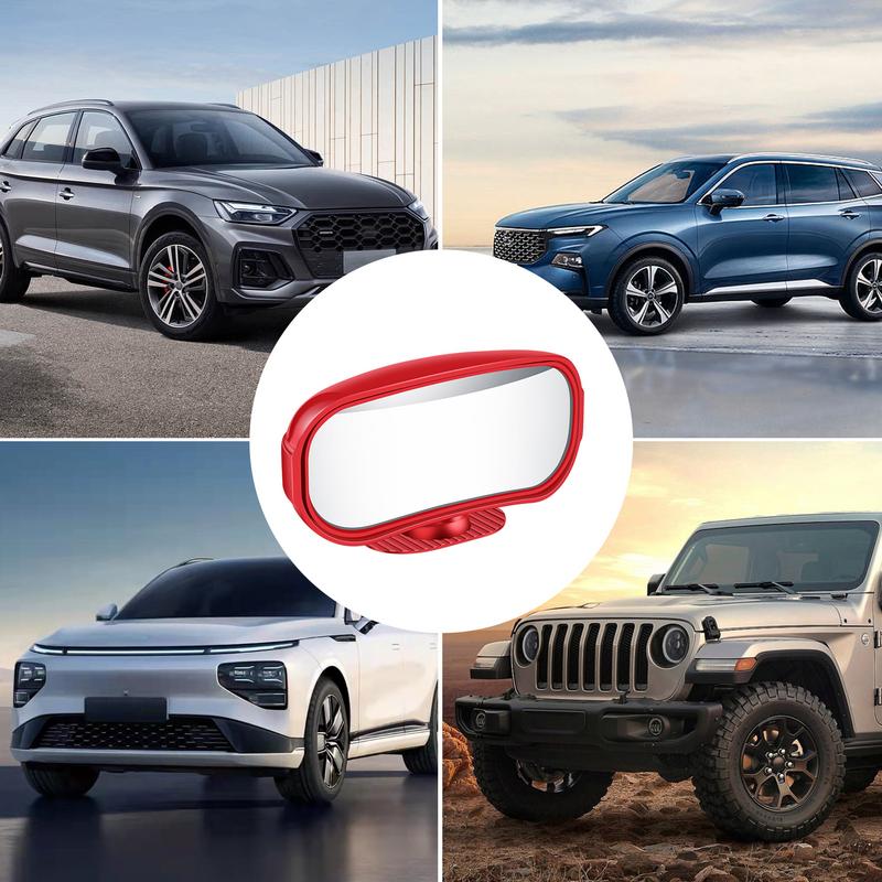 Rear View Convex Mirrors Rearview Reversing Mirrors 360 Degrees Rotating Car Safety Auxiliary Side Mirror For Trucks Cars SUVs