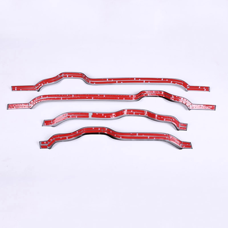 ABS Chrome Car Inner Door Panel Decorative Strips Cover Trim For Land Rover Discovery 4 LR4 2010-2016 Auto Styling Accessories