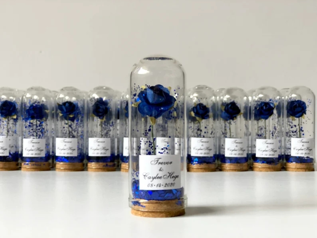 10pcs Wedding Favors for Guests, Wedding Favors, Favors, Dome, Glass Dome, Cloche Dome, Custom Favors, Royal Blue Wedding, Party