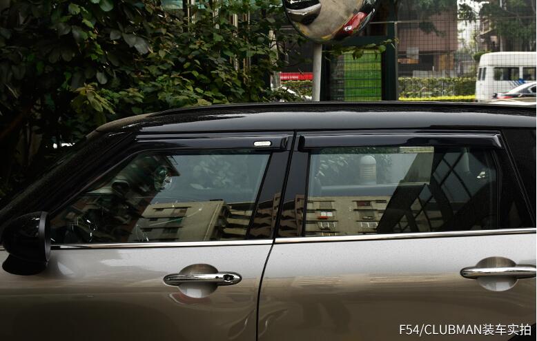 Top quality Acrylic Plastic material UV Protected Style Vent visor for Mini cooper F54 F55 F60 Countryman R60 (4 pcs/set)