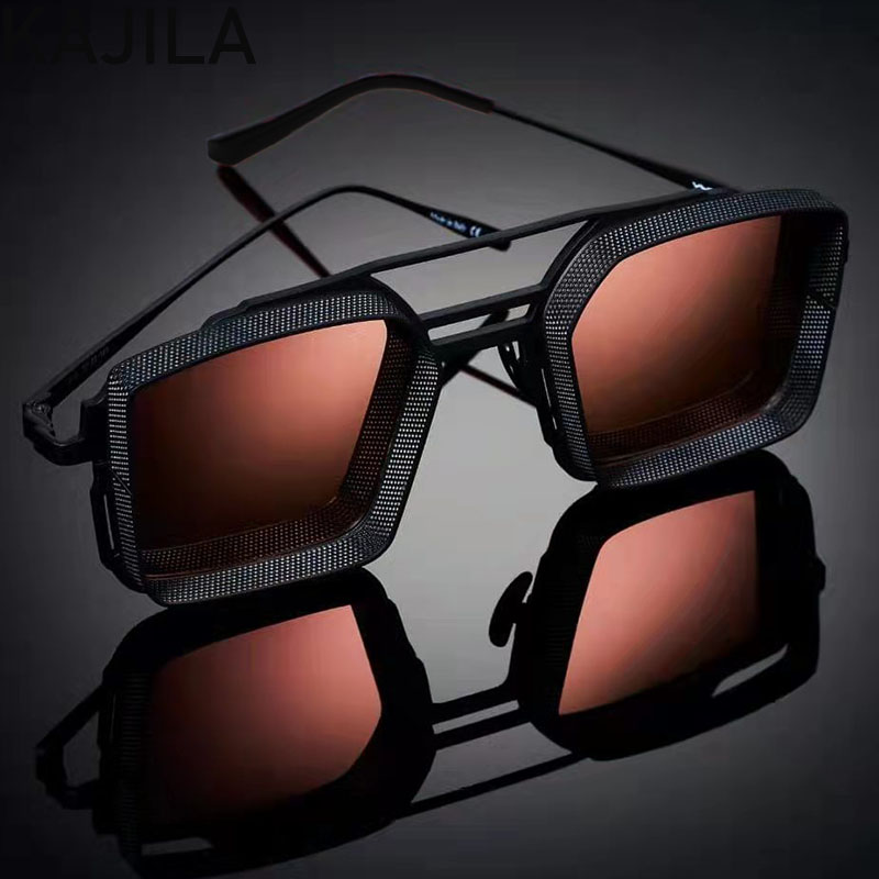 Vintage Steampunk Square Sunglasses Men 2024 Luxury Brand Retro Punk Sun Glasses For Male Trendy Rectangle Eyewear Wholesale