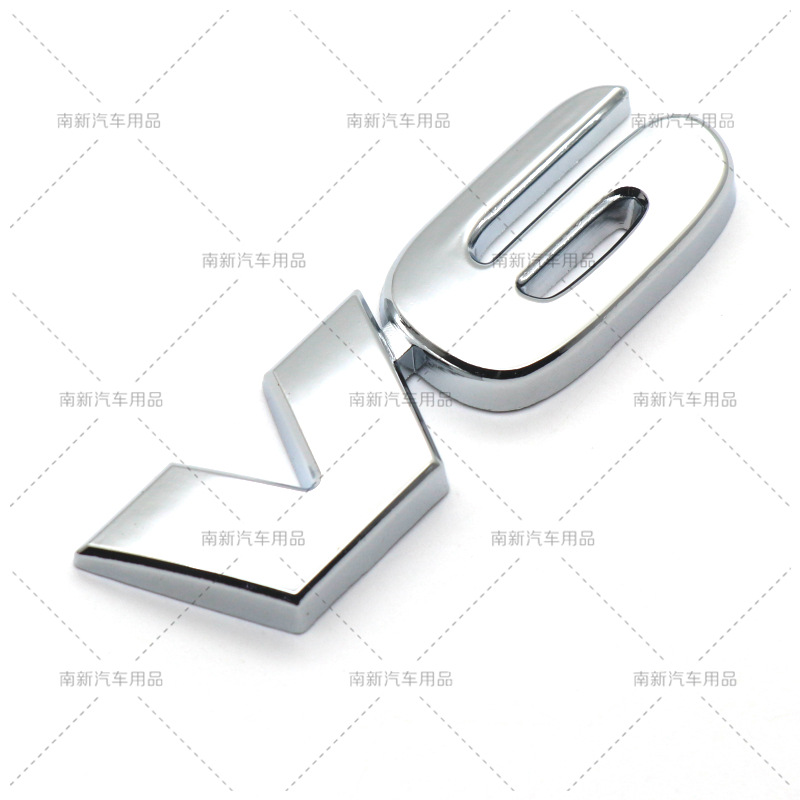 Metal SR5 Badge V6 V8 Emblem Decals Rear Trunk Displacement Stickers Car Styling For Toyota Tundra Pick-up Truck Car Accessories