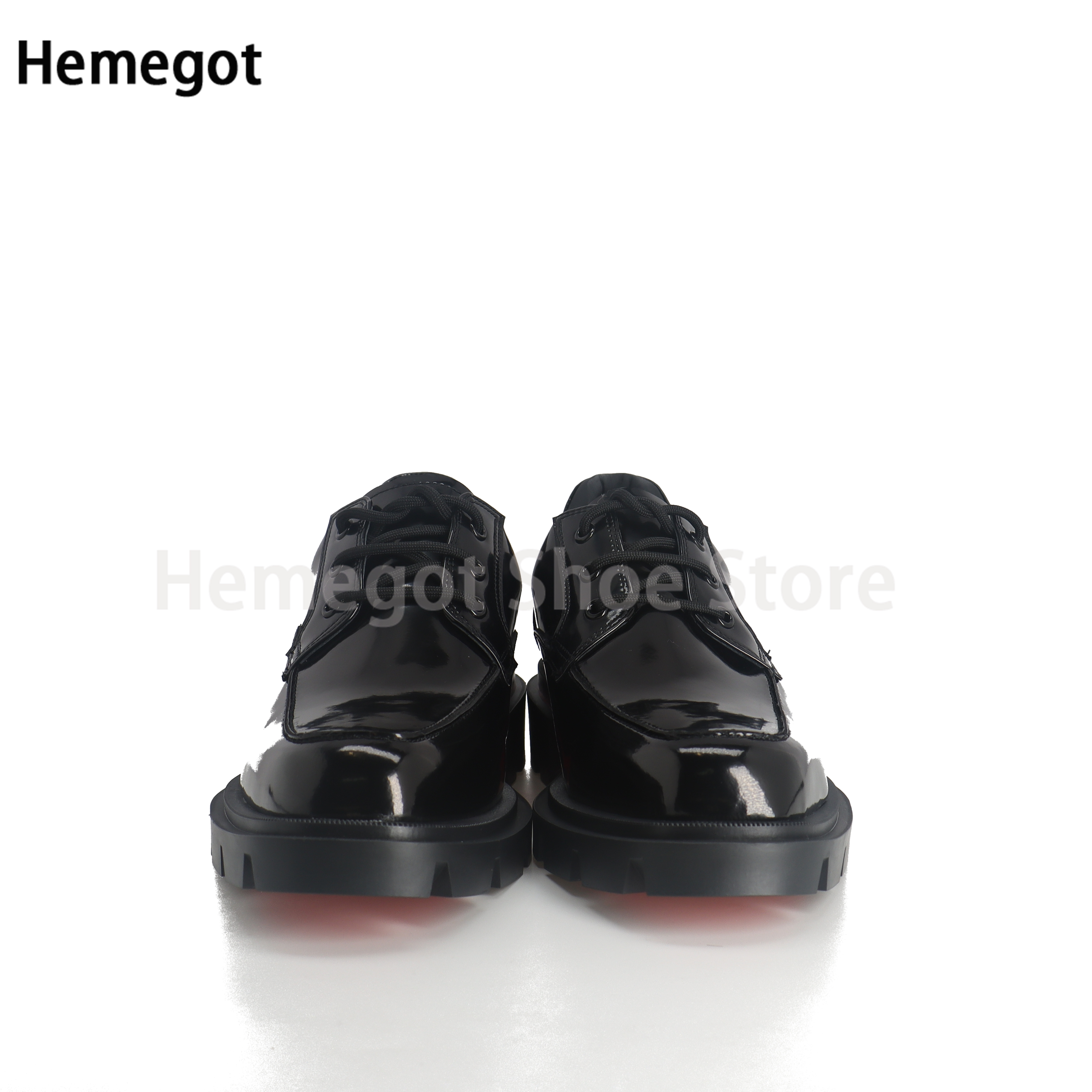 Men Lace-Up Thick Bottom Shoes Formal Leather Shoes Genuine Leather Breathable Heightening Shoes Men Shoes Cow Leather Shoes