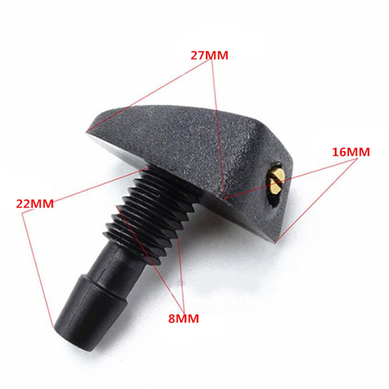 Hot Universal 2pcs Car Windscreen Washer Jet Nozzles Fan for Land Rover LR4 LR2 Evoque discovery 2 3 4 freelander 1 2