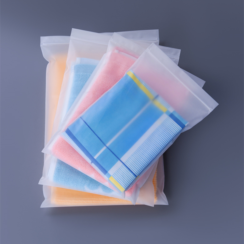 StoBag CPE Frosted Matte Clothes Packaging Bag Small Large Plastic Ziplock Sealed Pouches Jewelry Storage Travel Home Custom