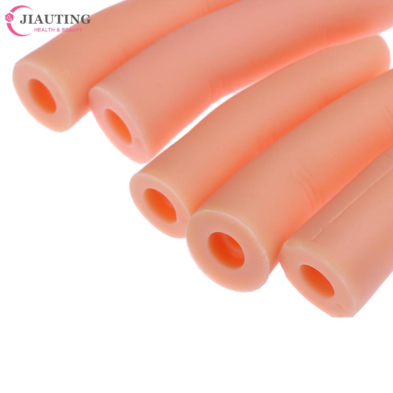 1/5Pc/set Plastic Fake Finger False Nail Tips Nail Art Trainer Practice Training Finger Model For Acrylic Gel Manicure SalonTool