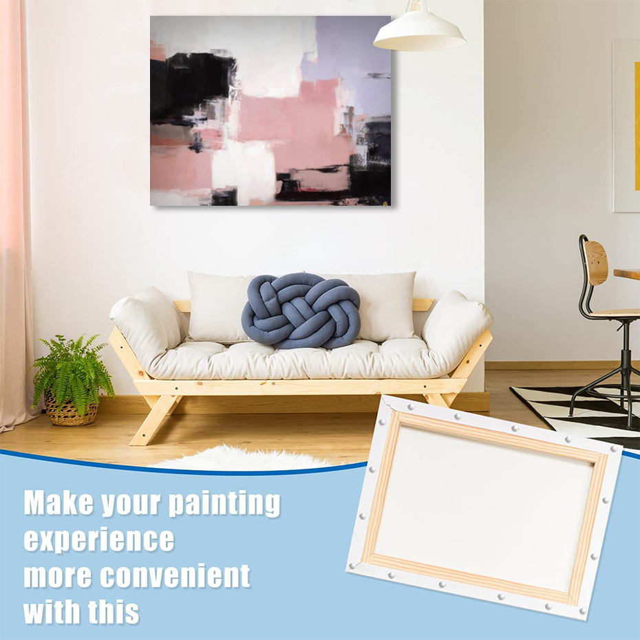 Wooden Picture 30x40 40x60 50x70cm Natural Wood Wall Frame Stretcher Oil Diamond Painting Photo Frames Living Room Decor H260306