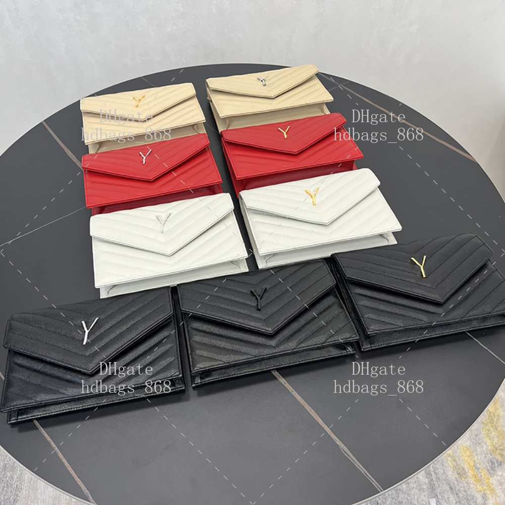 ENVELOPE CHAIN WALLET IN Genuine Leather Mirror 1:1 quality Designer Luxury bags Fashion Shoulder bag Crossbody bag Handbag Woman Bag With Gift box set WY416