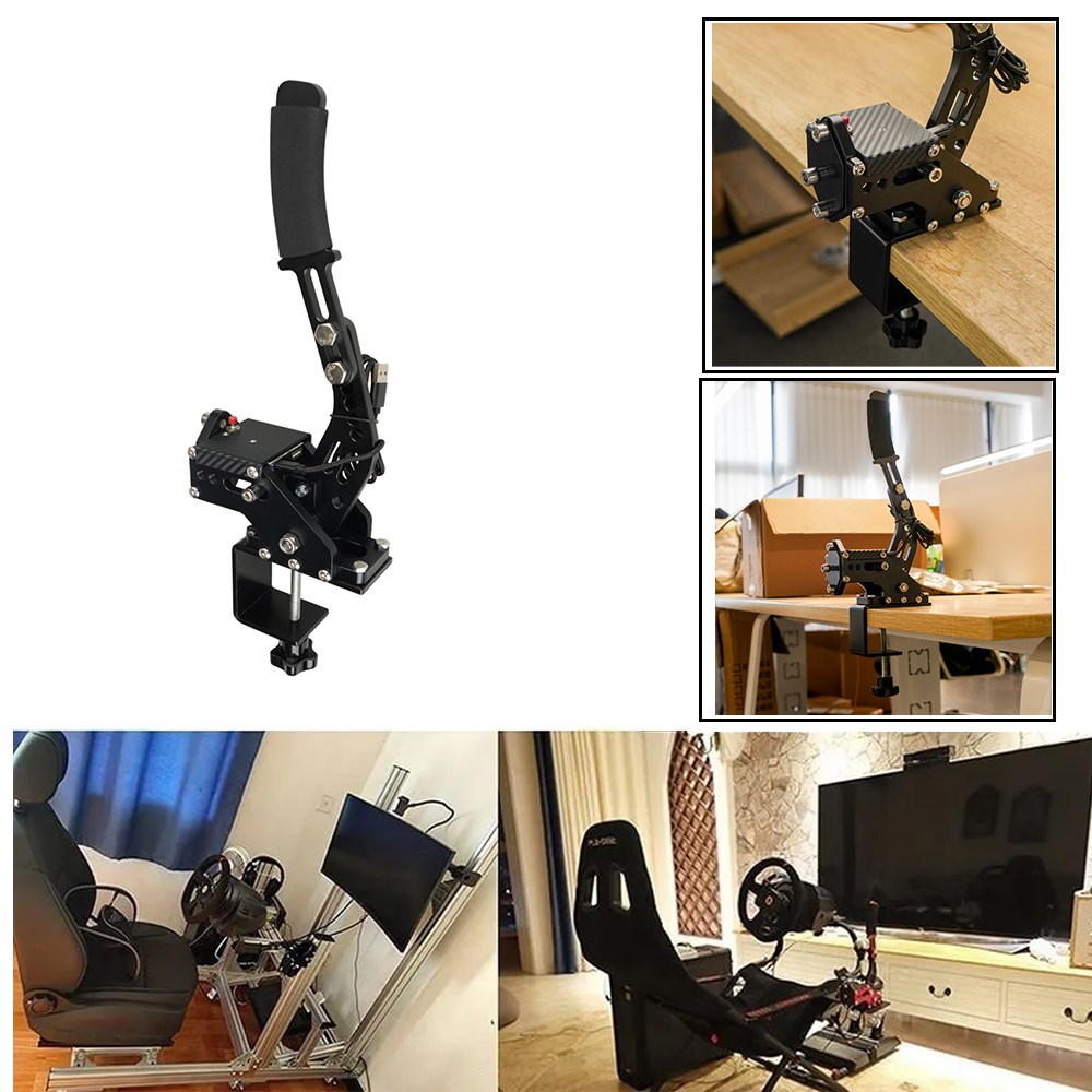 Universal Racing Game PC Handbrake SIM & Fixing Clamp Bracket For PS4/PS5 For Thrustmaster T300 PC All Steering Wheel Available