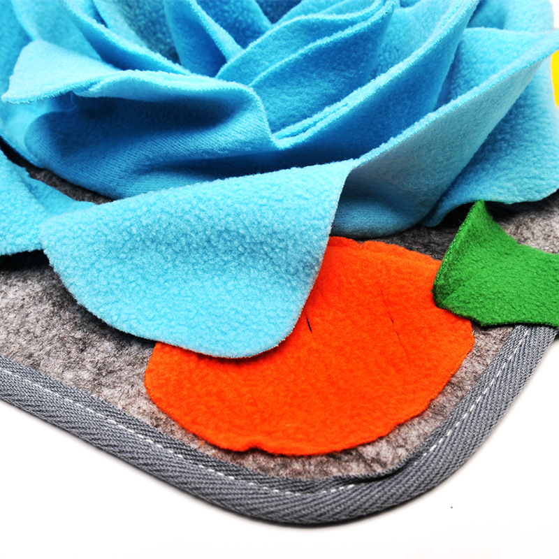 Pet Snuffle Mat For Dogs Rabbit Pet Feeding Foraging Trainingpad Bunny Blanket Toys Puzzle Dogs Toy Noseslow Dispenser Rabbits