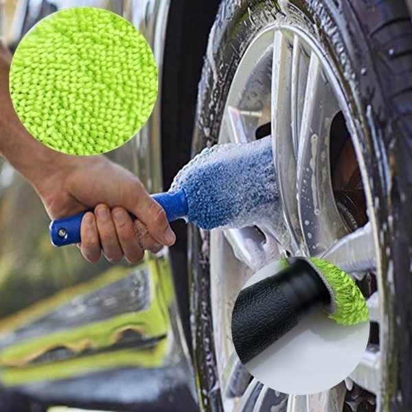 Car maintenance Rim Cleaning Brush for Seat LEON ST FR FR+ CUPRA Ibiza Altea Cordoba Toledo Alhambra Arona Ateca