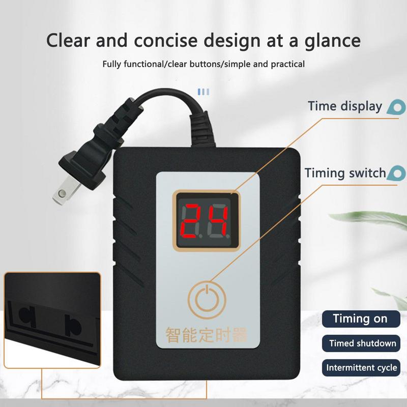 Automatic Accessories Timing Controller Timer For Fish Tank Reptile Aquarium LED Light Water Pump Air Pumps Maker Heater