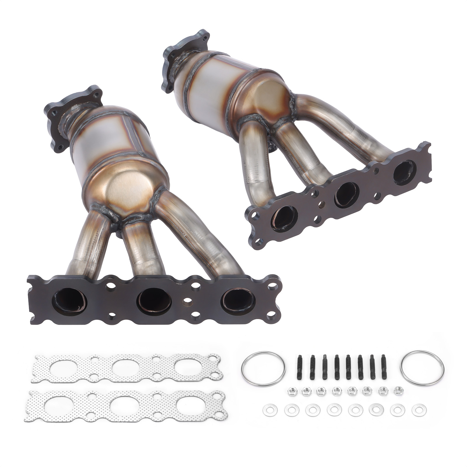 Automotive engine parts MANIFOLD CATALYTIC CONVERTER SET FOR 2007-2014 VOLVO XC90 3.2L LEFT + RIGHT SIDE