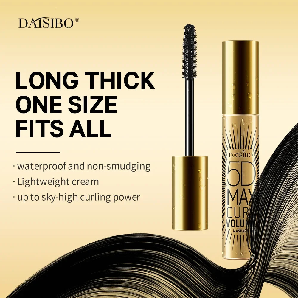 Black Fiber Lash Volume Mascara Lightweight Waterproof 5d Cream Non-smudge Eyelash Extension Make-up Tools Cosmetics 240621