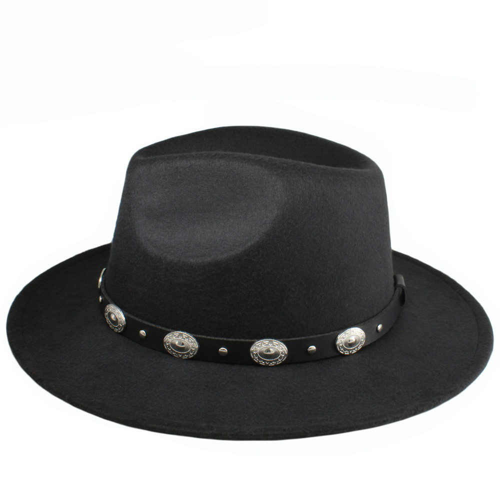2 Sizes Parent-child Men Women Kids Panama Hats Wide Brim Sunhat Fedora Cap Trilby Jazz Travel Party Outdoor Street Style Winter