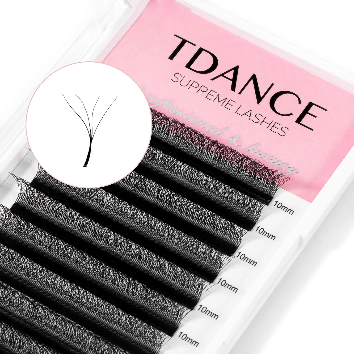TDANCE 3D 4D 5D 6D Premade Fans Eyelash Extension W Style Faux Mink Natural Soft Bloom Lash Automatic Flowering Volume Eyelashes 240624