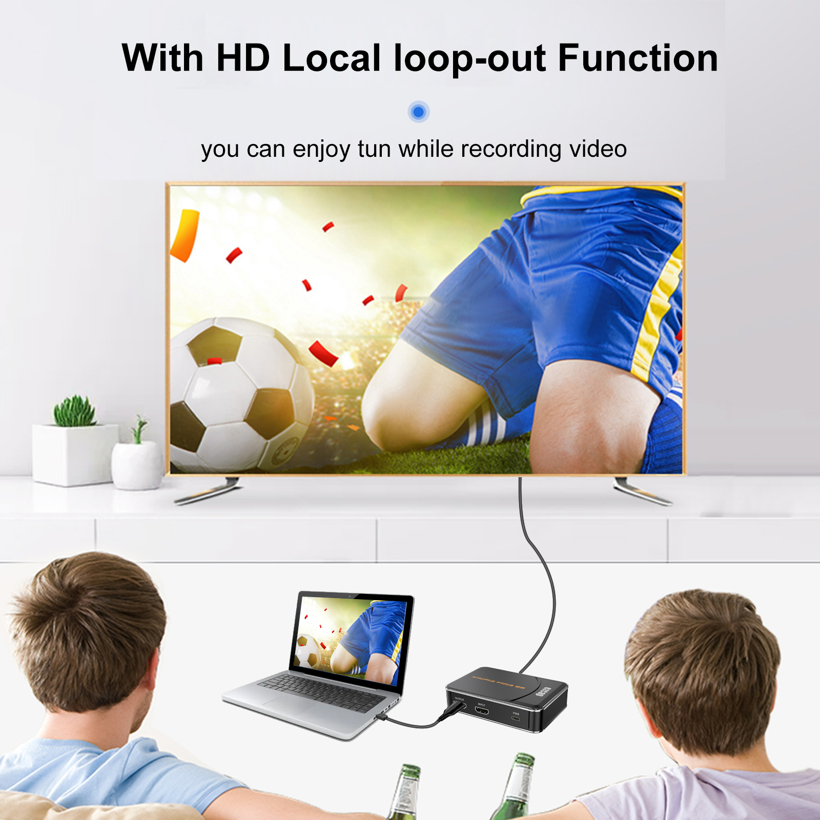 Ezcap 280 HDMI Video Capture Box 1080P HD Recording Game Audio Video Capture Card HDMI For Live Stream PC Camera Game Console