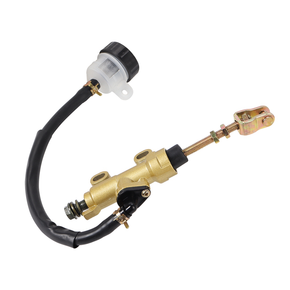 Universal 10mm ATV Go Cart Pit bike Motorcross Motorcycle Rear Brake Master Cylinder Pump For Honda Yamaha Ducati Suzuki Aprilia