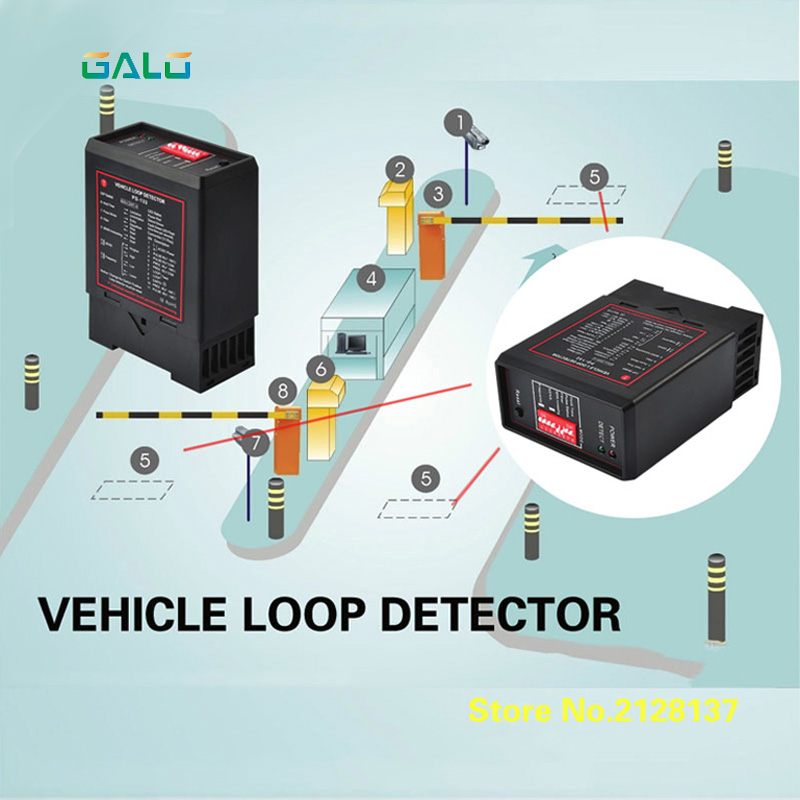 PD132 Inductive VEHICLE LOOP DETECTOR Controller Module,Loop Sensor For Vehicle Access