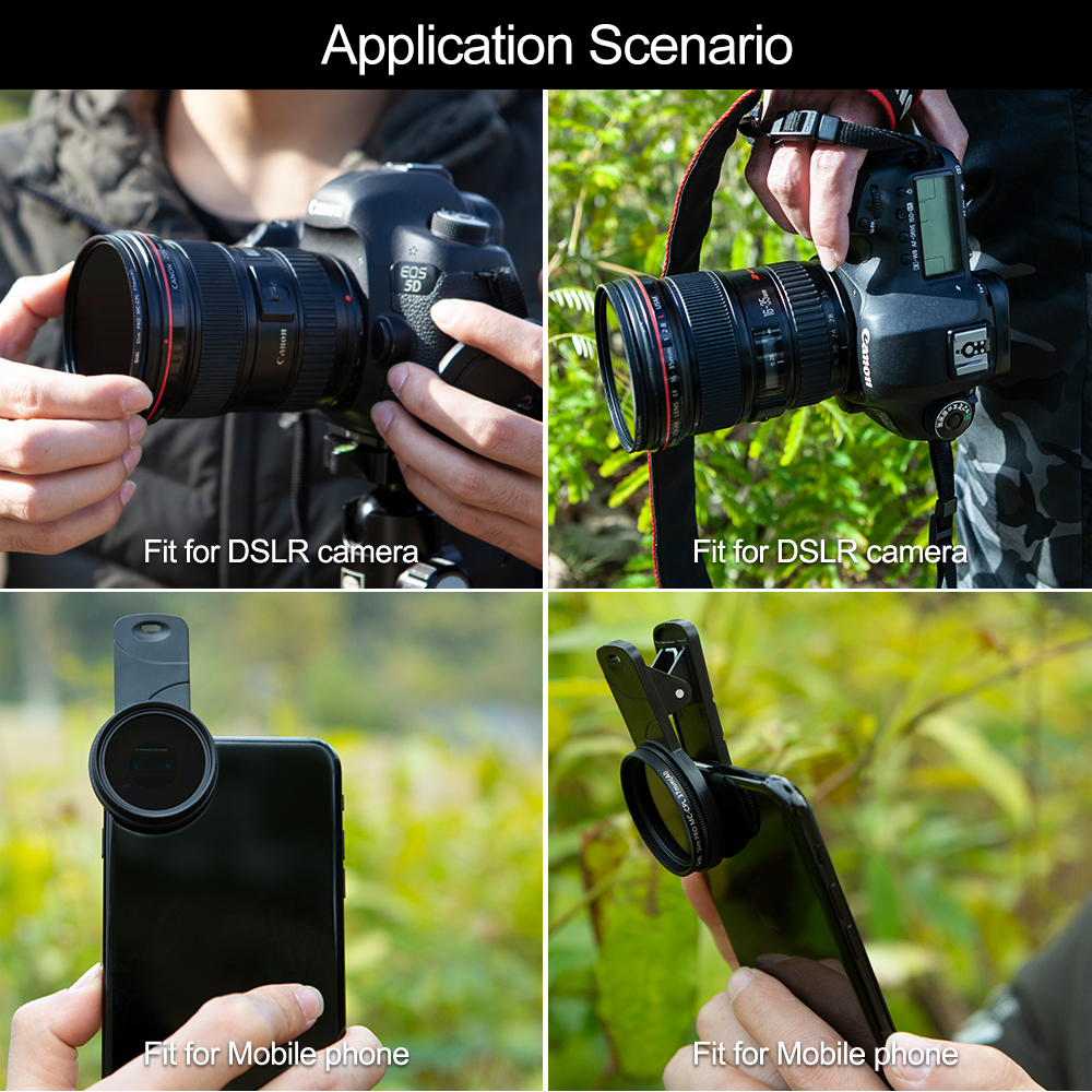 GiAi CPL Filter 37mm-82mm HD Clear Polarizer For Mobile Phone DSLR Camera Lens 49mm 52mm 58mm 67mm 77mm 82mm 86mm