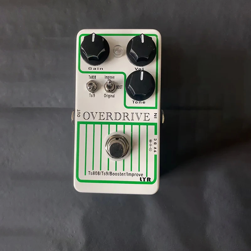 LY-ROCK Guita Single Block Effector TS808/TS-9 2 In 1 Guitar Pedal